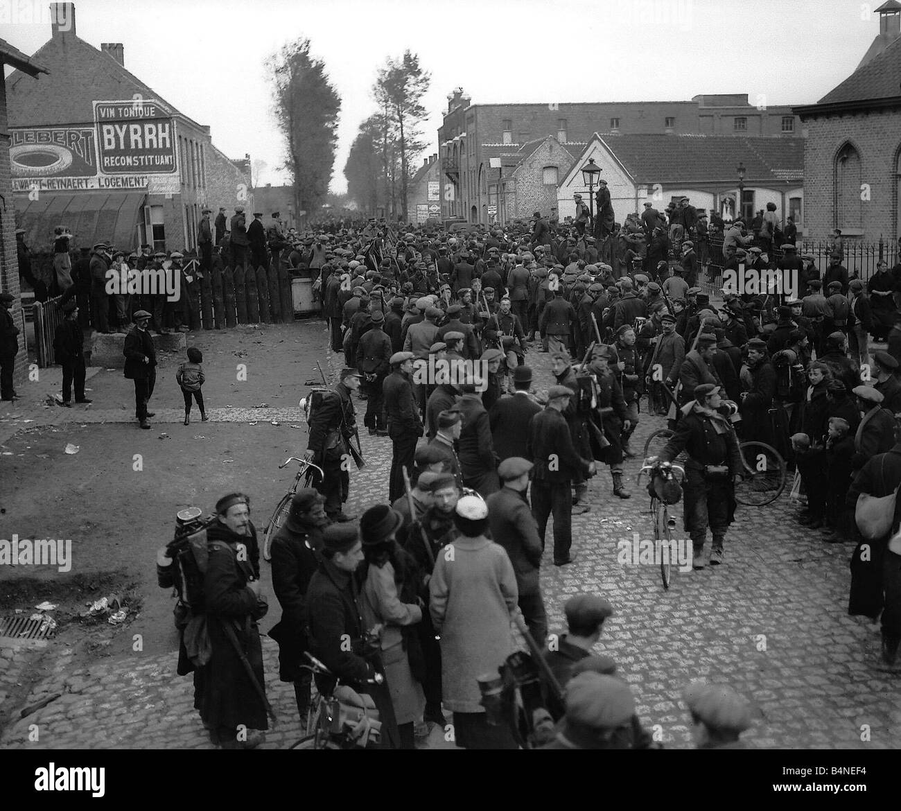 German Prisoners in France during World War One Circa 1916 Stock Photo ...