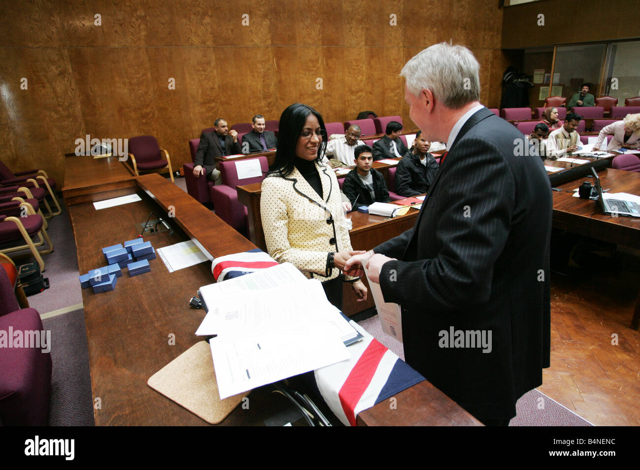 A British Citizenship Ceremony Stock Photo