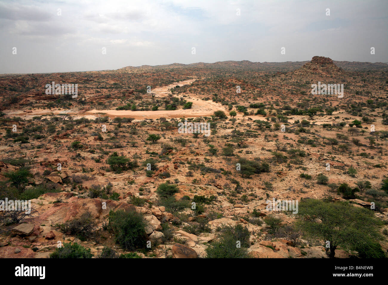 Desert of Somaliland, Somalia Stock Photo