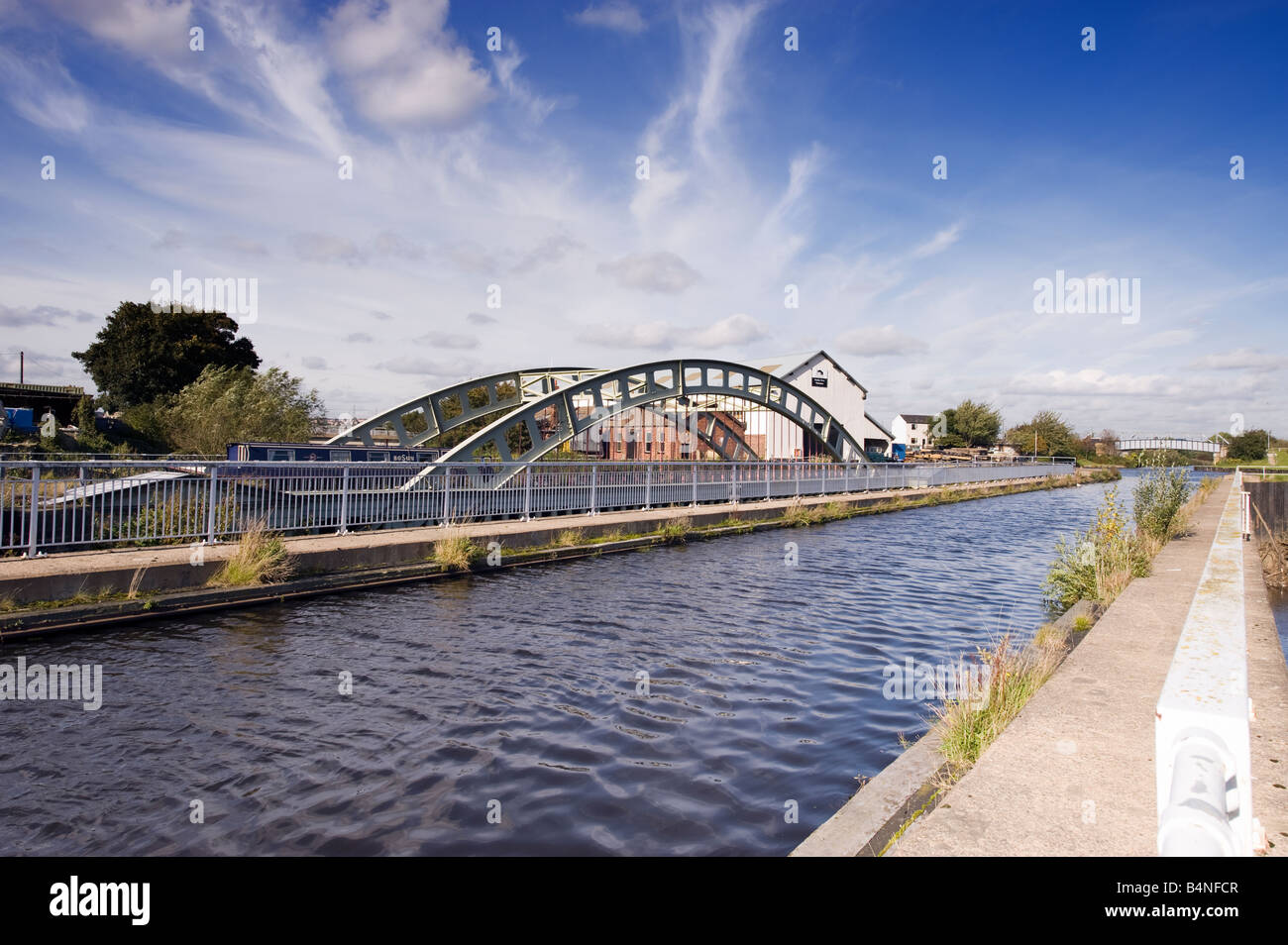 Stanley Ferry aqueduct at Wakefield, West Yorkshire, Great Britain Stock Photo Alamy