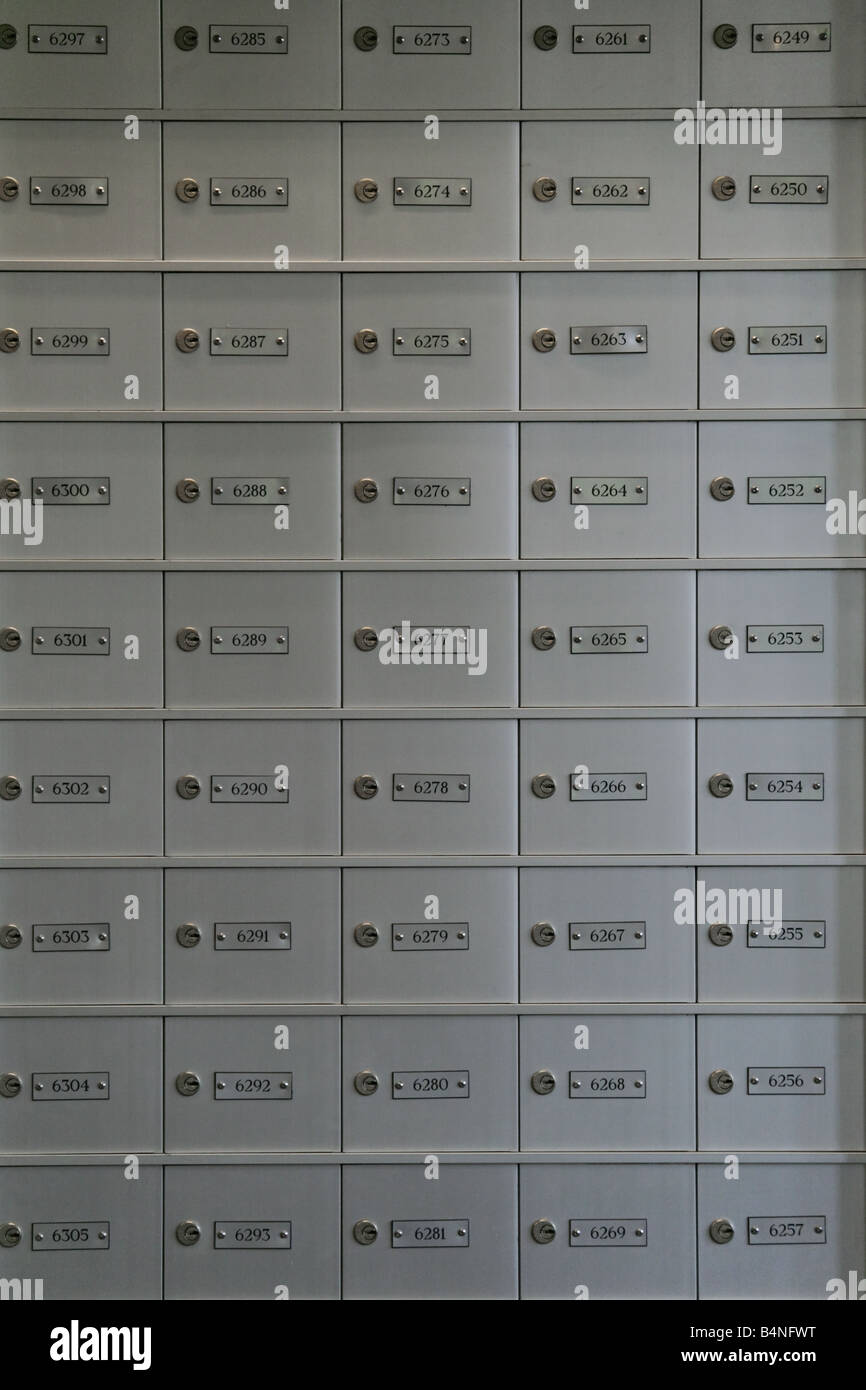 Lockbox post office hires stock photography and images Alamy