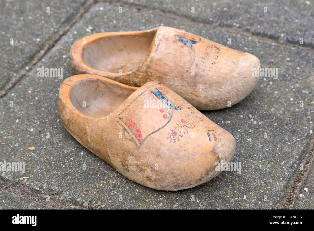 Carved wooden dutch clogs hi-res stock photography and images - Alamy