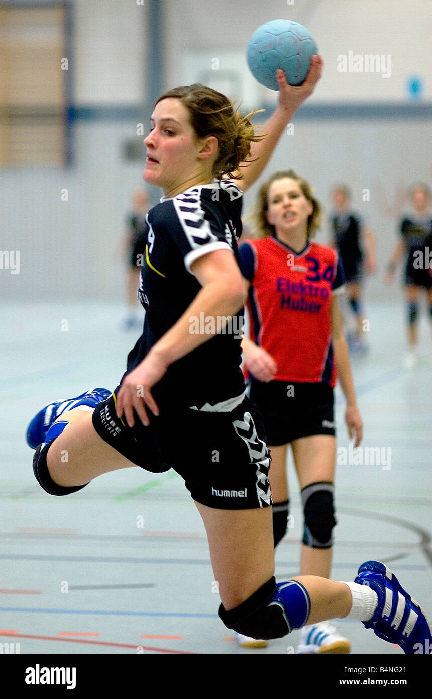 Handball Women Stock Photo