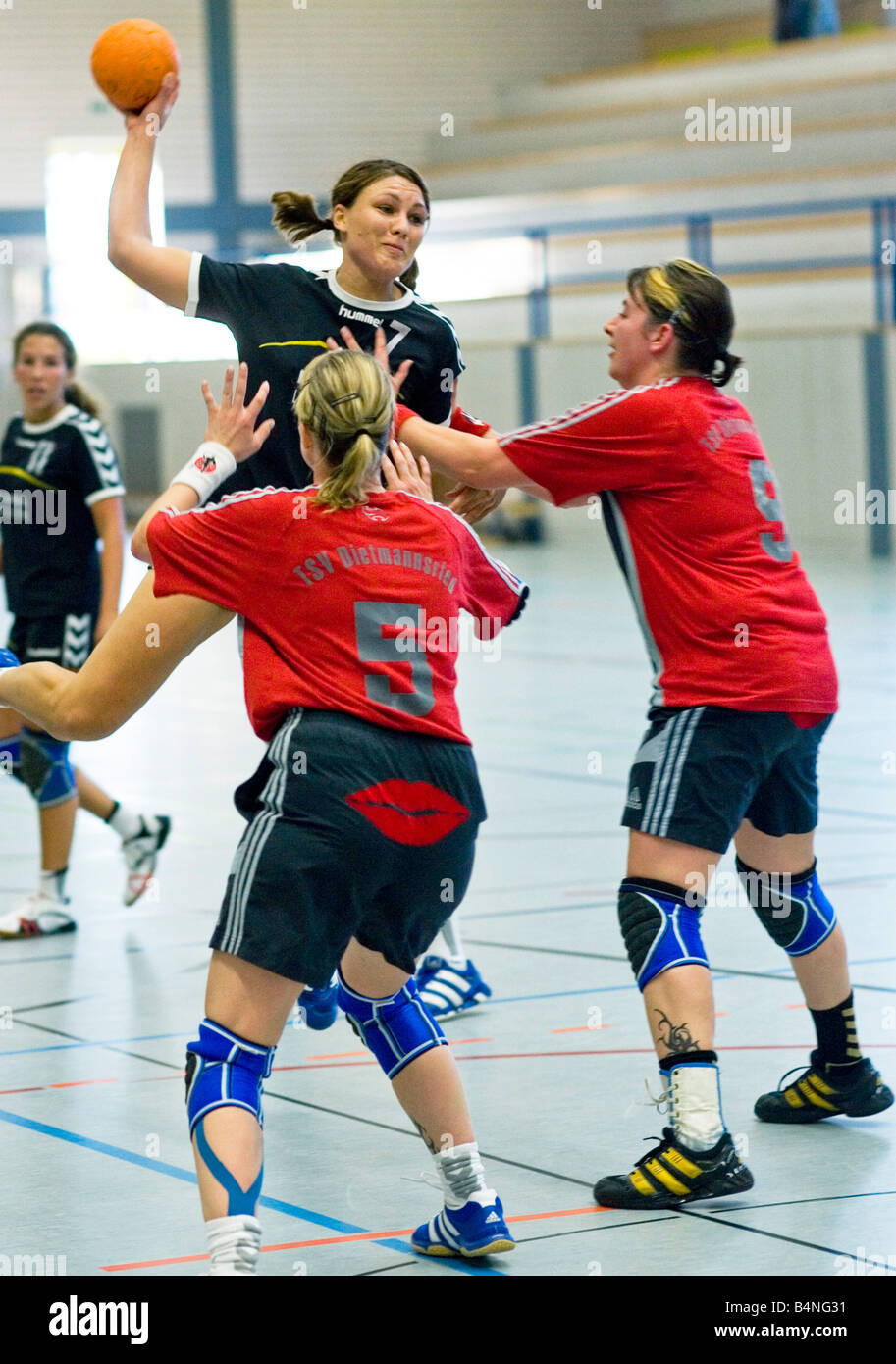 Handball Women Stock Photo