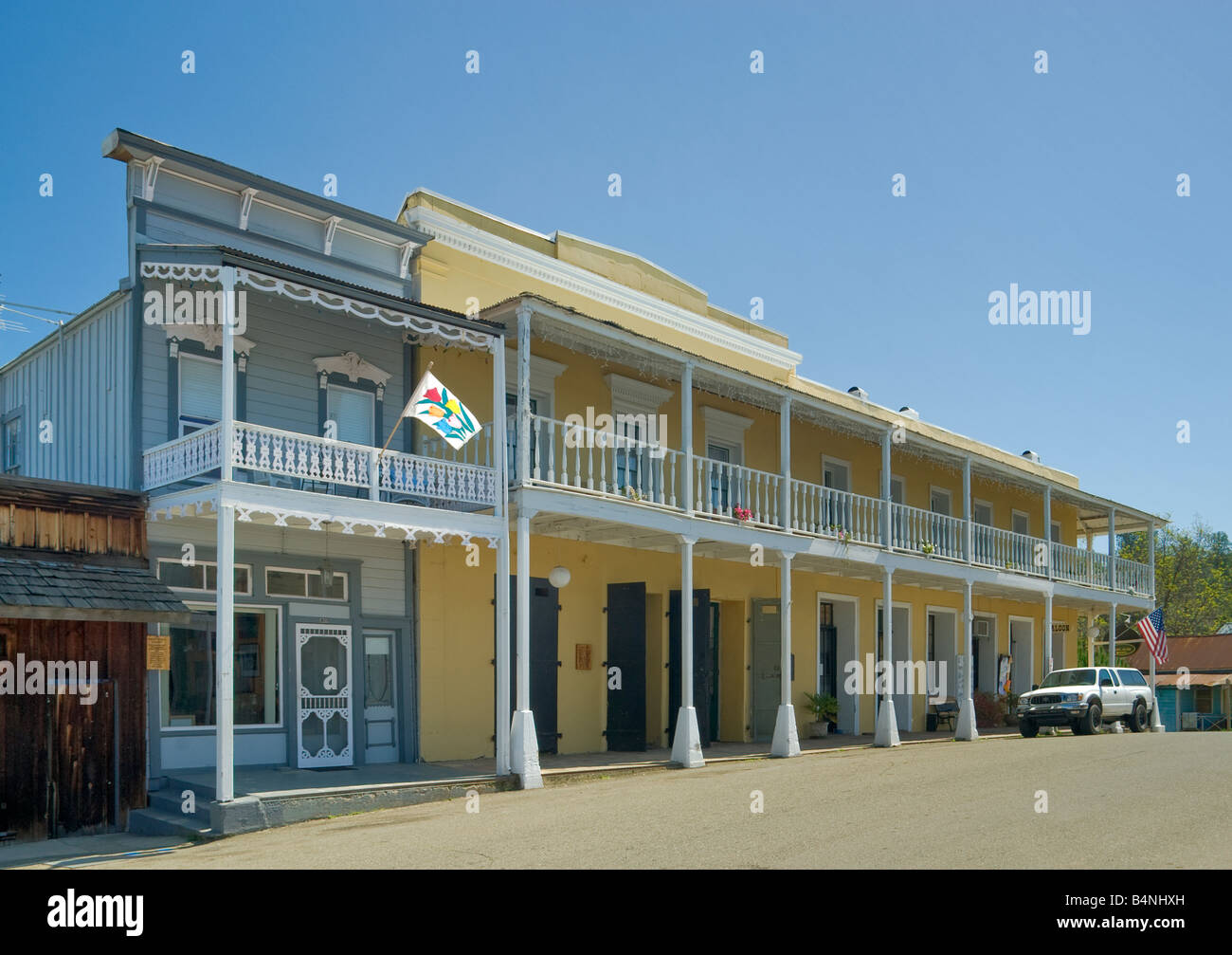 Historic hotel leger in mokelumne hires stock photography and images