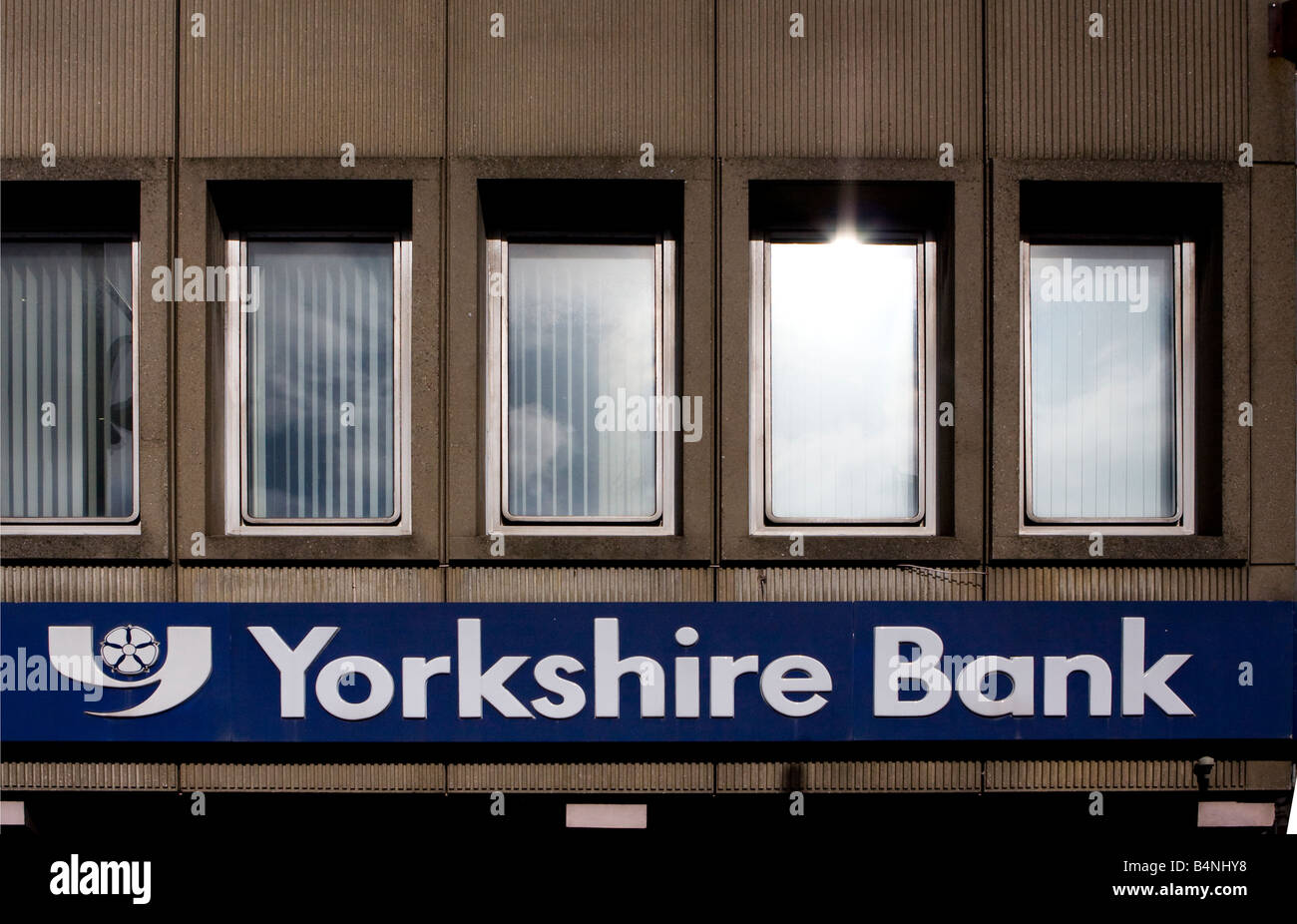Yorkshire Bank High Street Branch Stock Photo Alamy