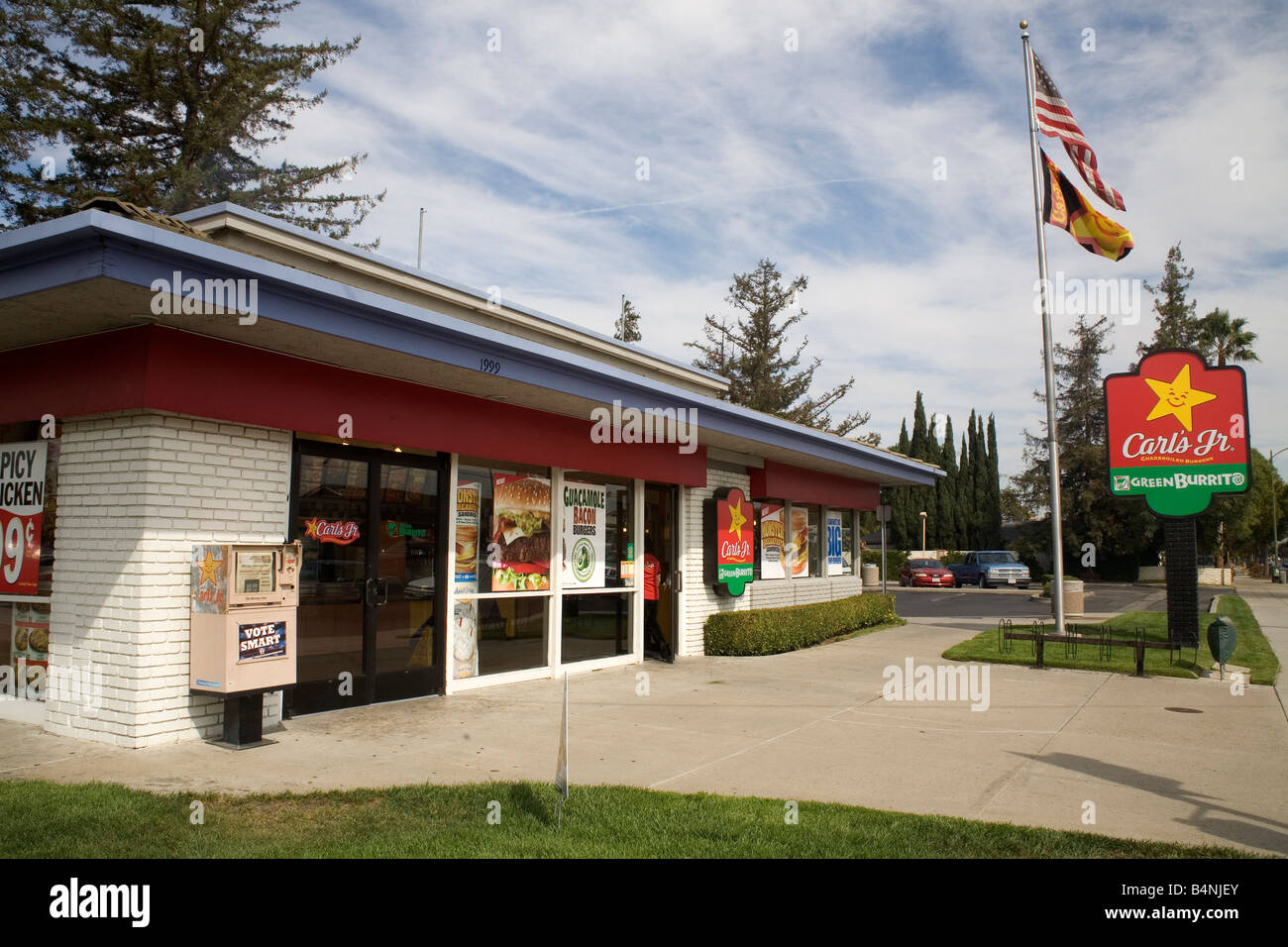 Carl's jr green burrito hires stock photography and images Alamy