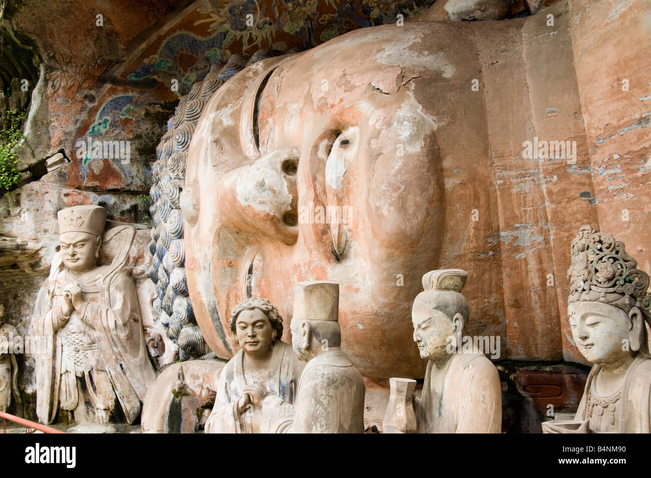 Stone carvings in the UNESCO World Heritage Site at Dazu Sichuan China