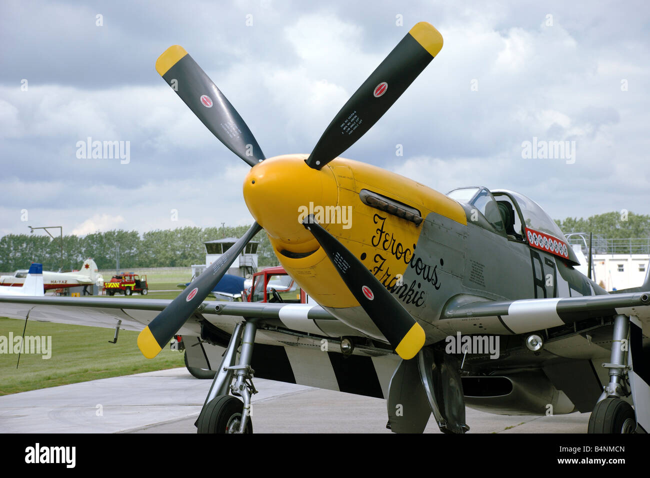 P51-D Mustang G-BTCD Ferocious Frankie Stock Photo - Alamy