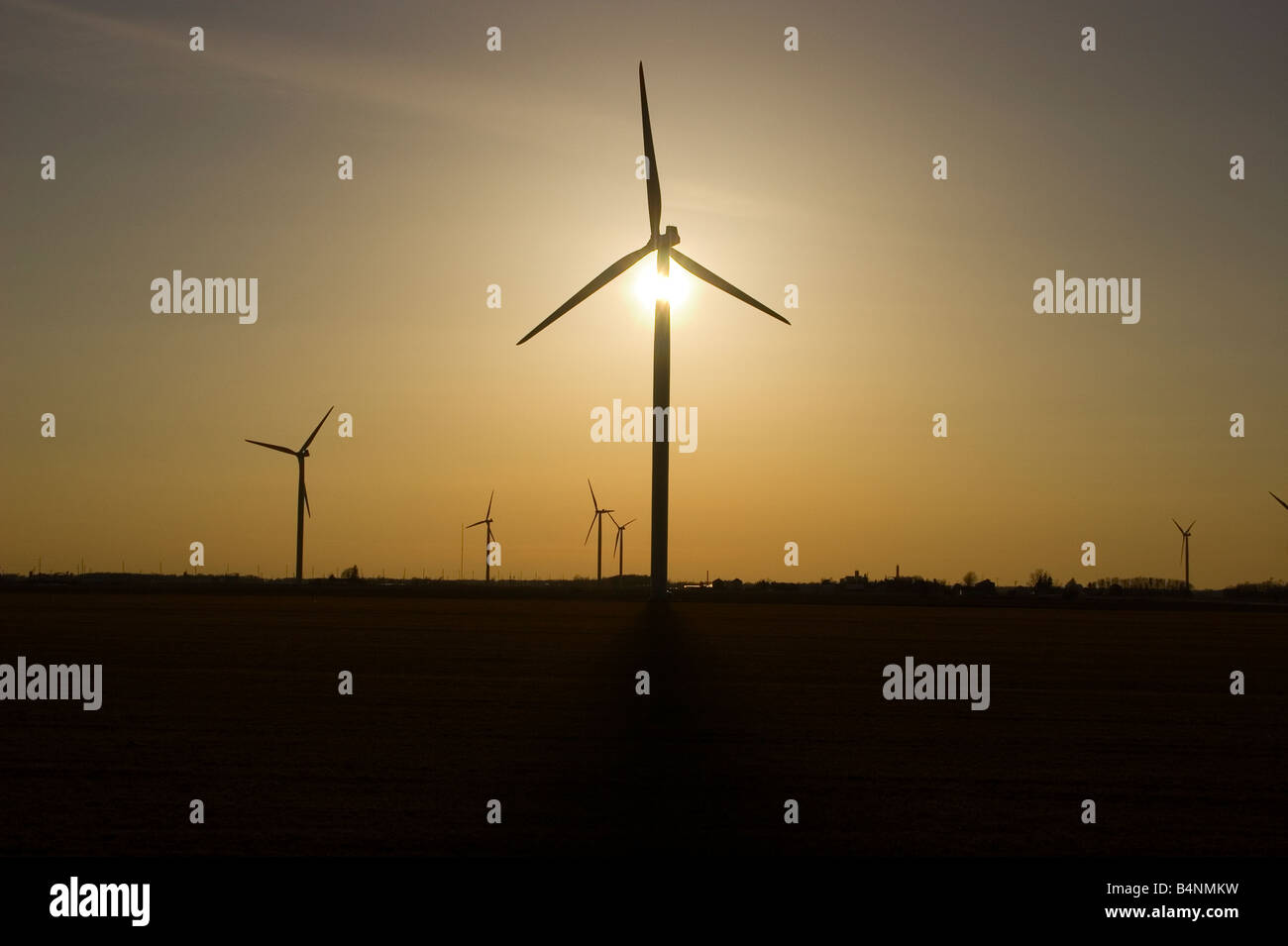 Windmills of Harvest Wind Farm in Pigeon, MI Stock Photo Alamy