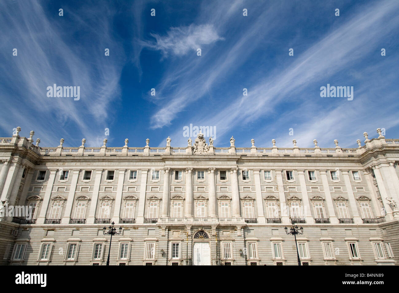Palacio Real de Madrid Stock Photo