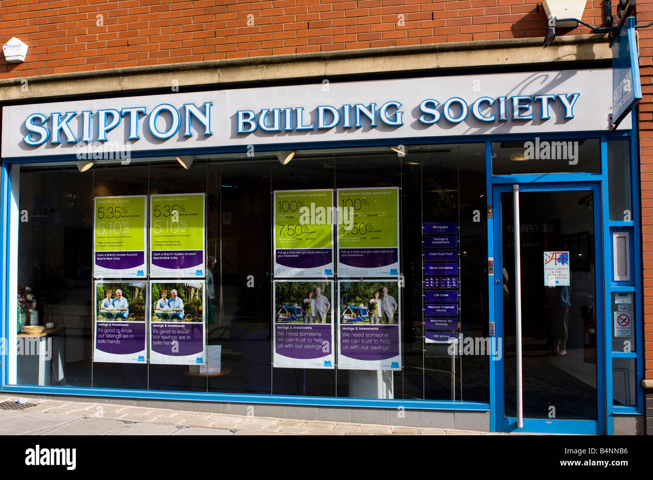 Skipton building society high street branch Stock Photo Alamy