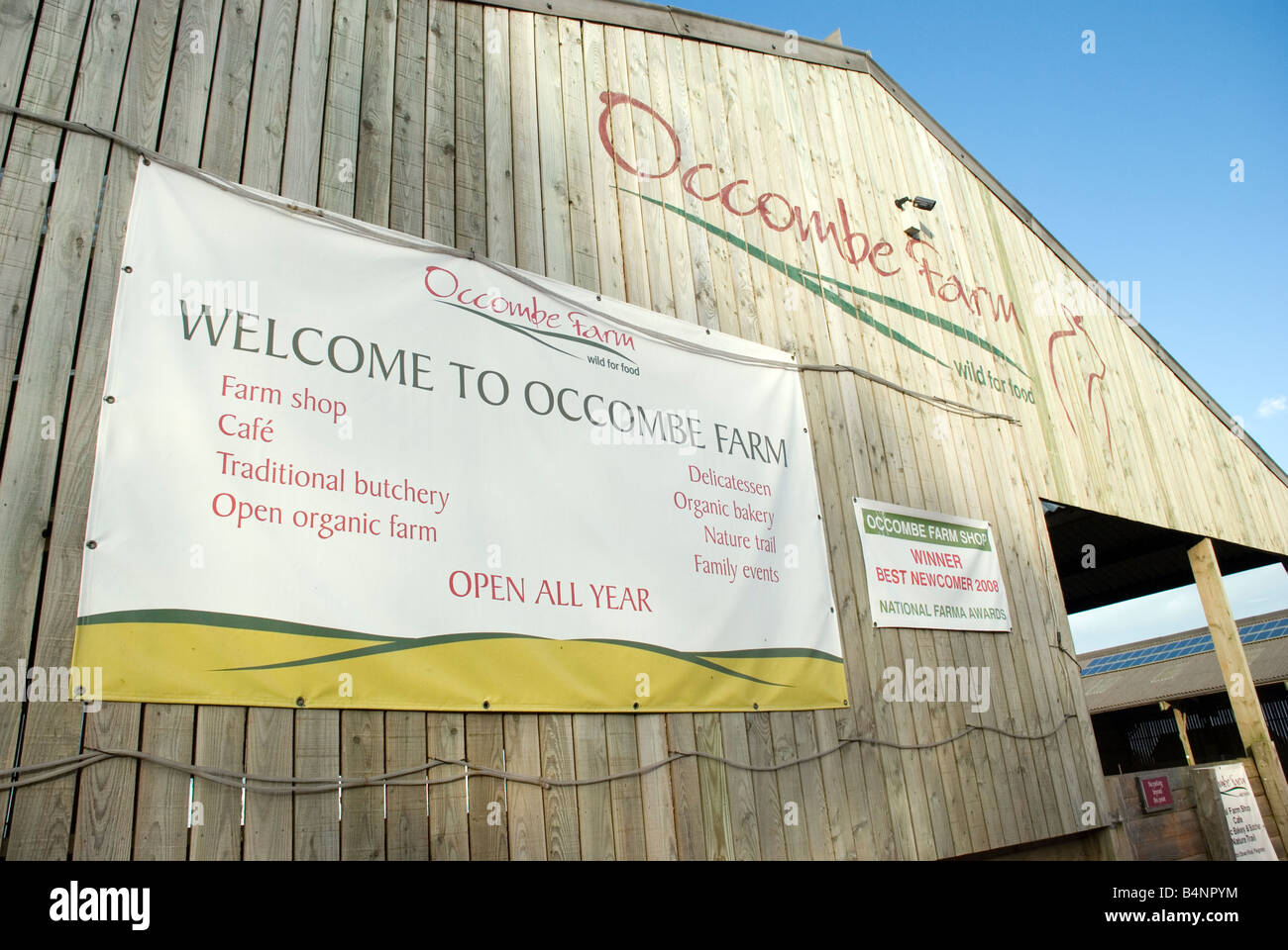 Occombe Farm is an organic farm in torquay,south devon Stock Photo