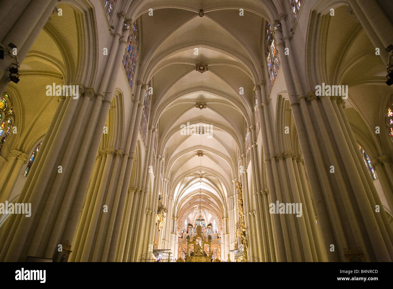 Toledo Cathedral, Spain- interior 2 Stock Photo