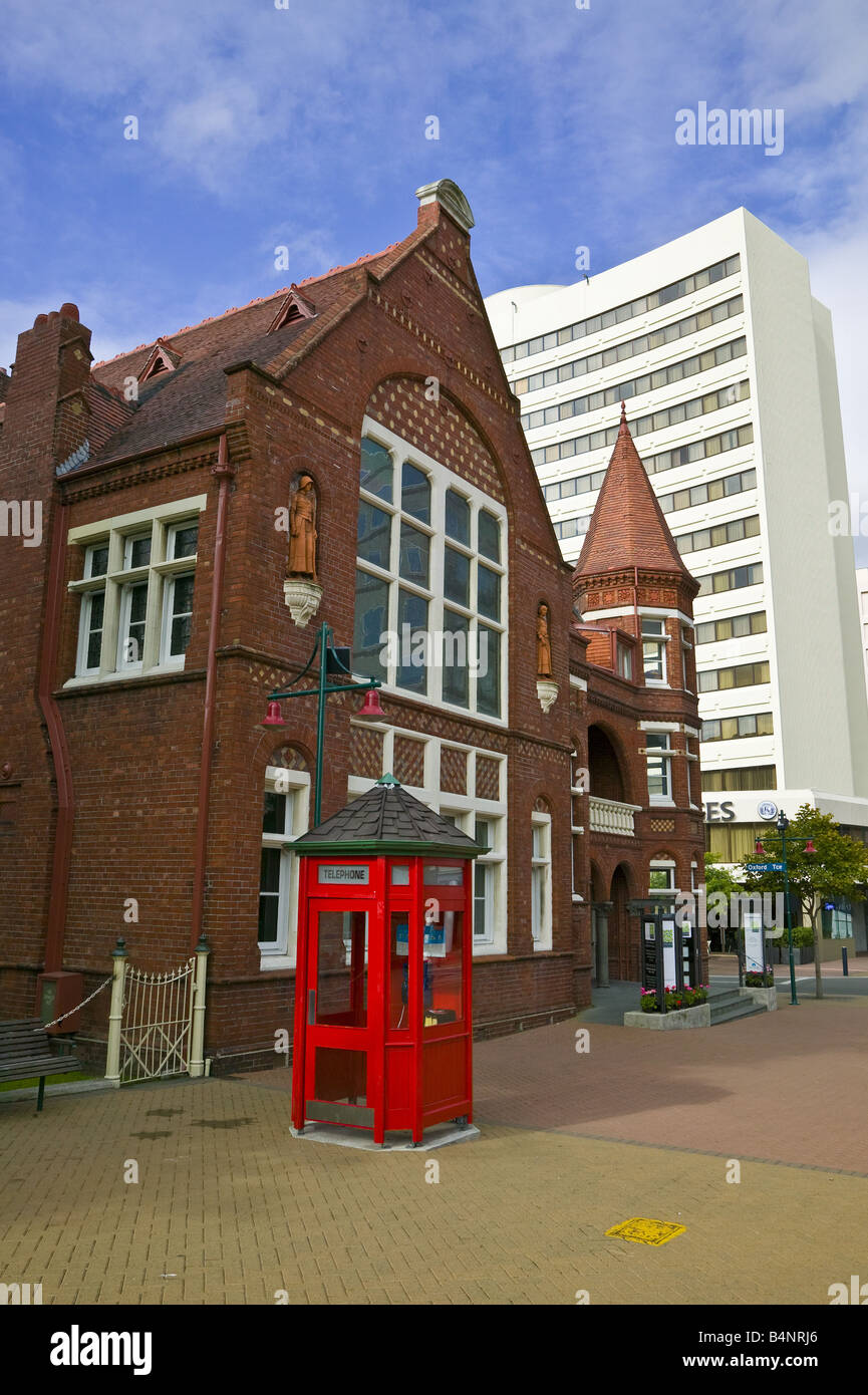 Former Municipal Chambers on Worcester Boulevard, Christchurch, South Island, New Zealand Stock Photo