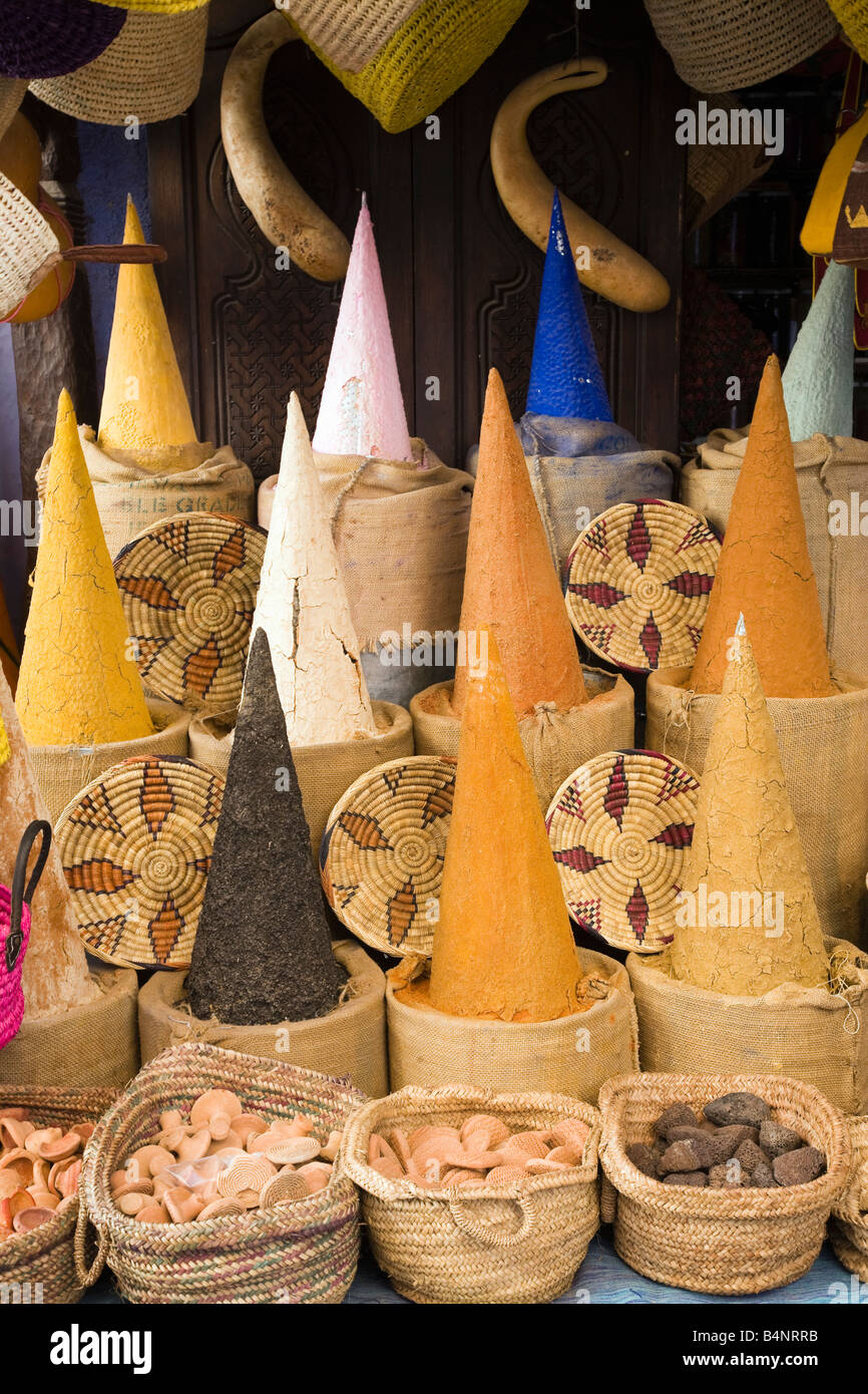 Display of spices for sale in the old town Stock Photo Alamy