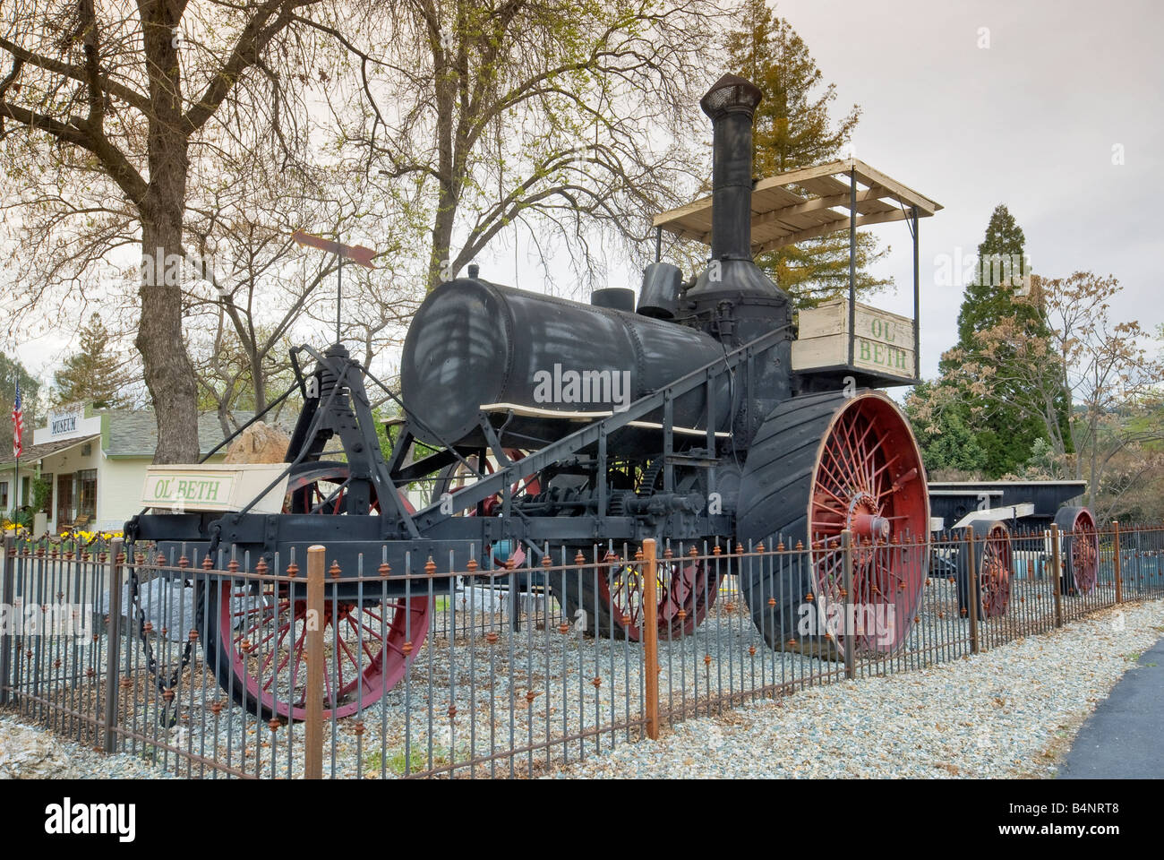 Ol Beth 19th century locomotive at Angels Camp Museum in Angels Camp in ...