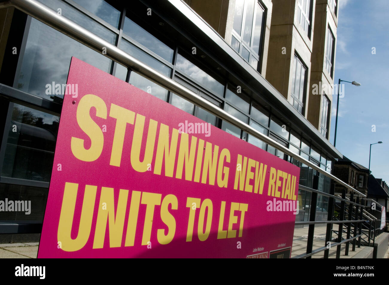 empty shops retail units to let shop units unit retailer chain Stock ...