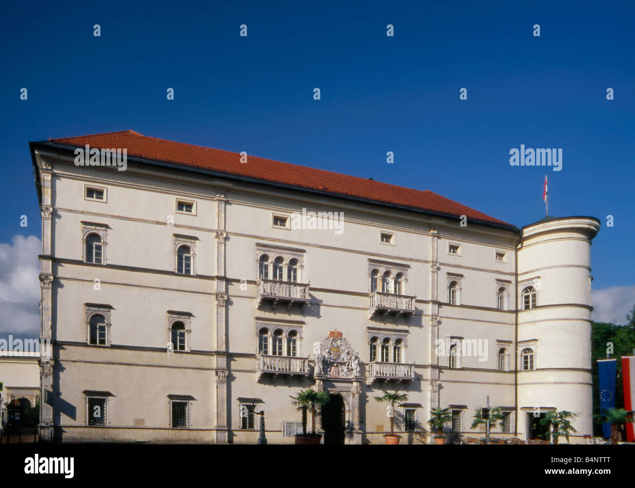 Schloss Porcia palace in Spittal an der Drau Carinthia Austria Stock Photo