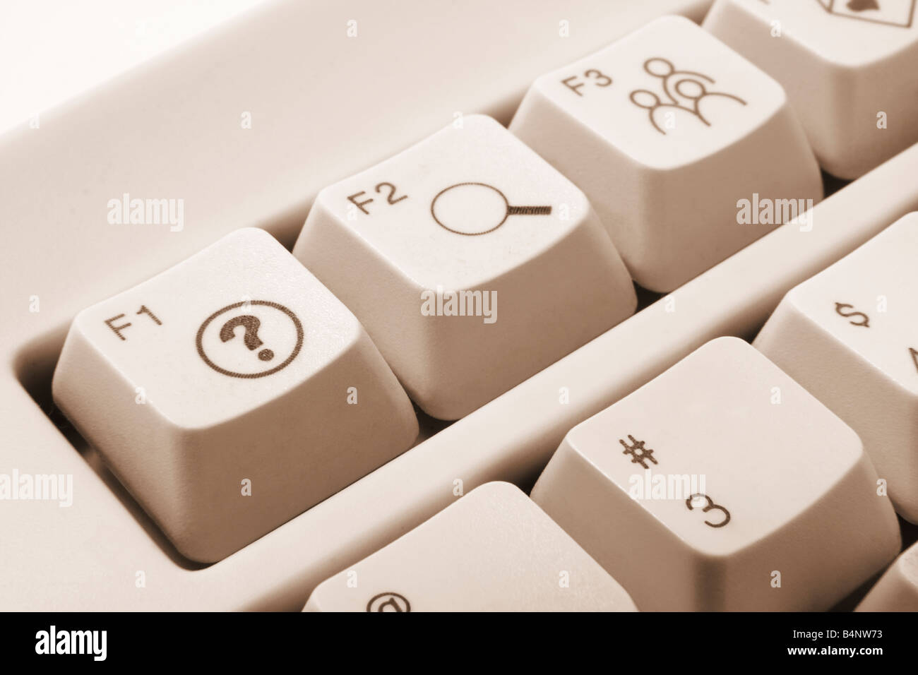 Computer keys Stock Photo