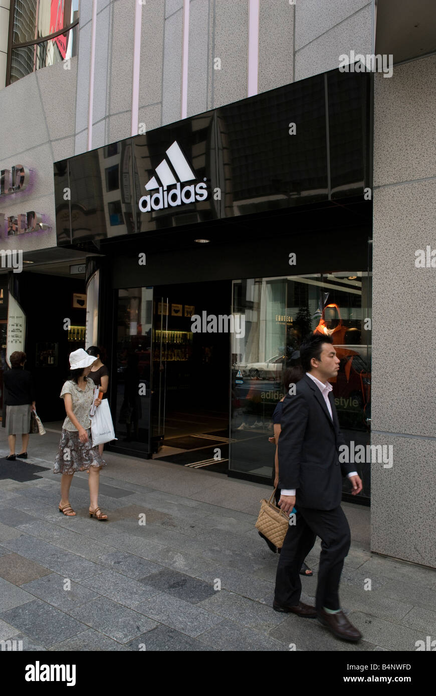 Adidas store in Ginza dori, Tokyo, Japan Stock Photo - Alamy