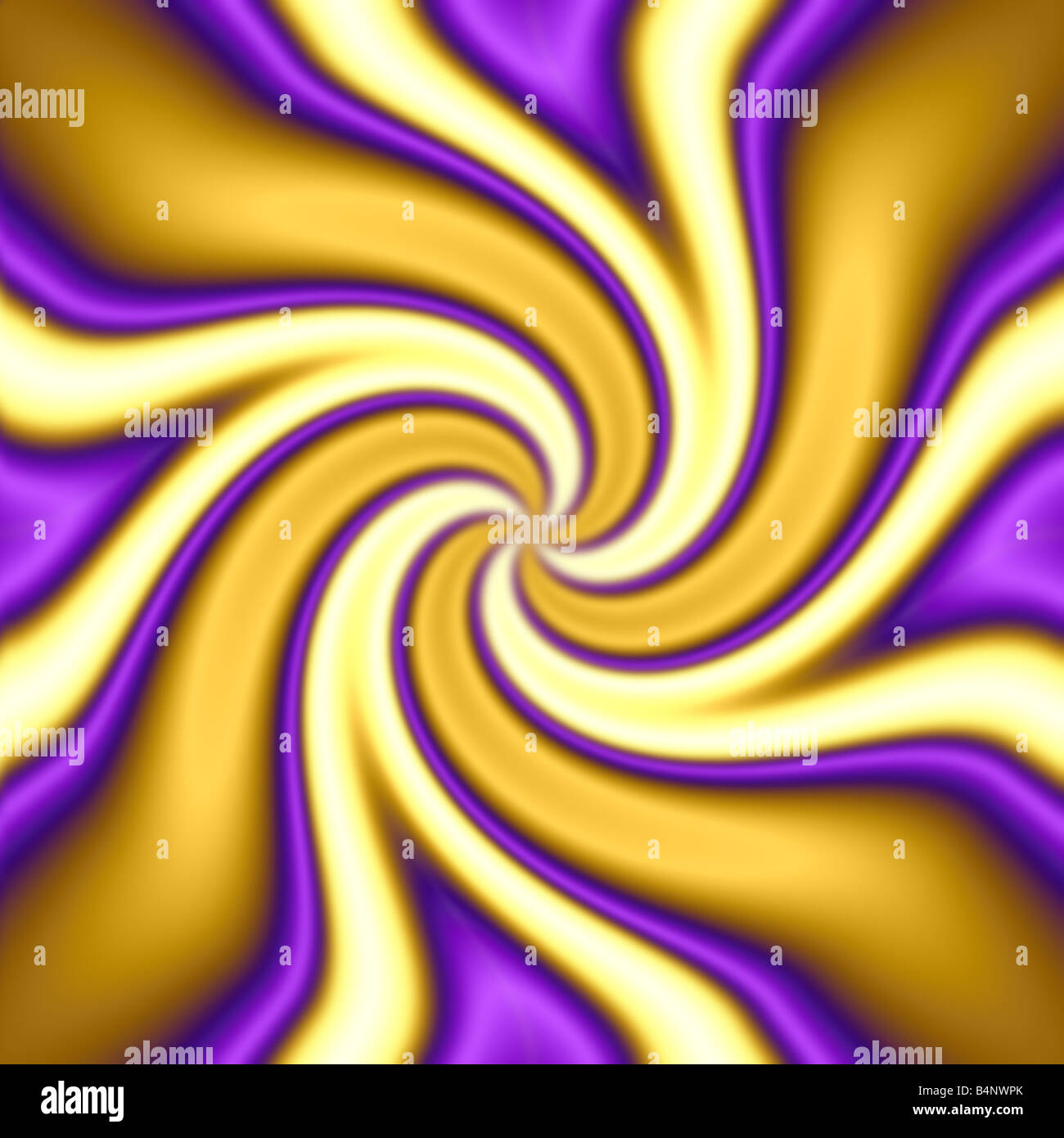 A gold and purple spiral vortex twirl abstract Stock Photo - Alamy