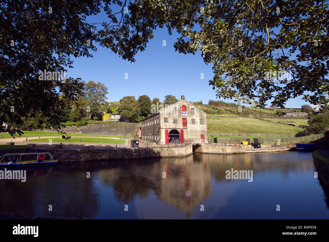 Standedge Tunnel visitor centre at Marsden, Huddersfield Stock Photo
