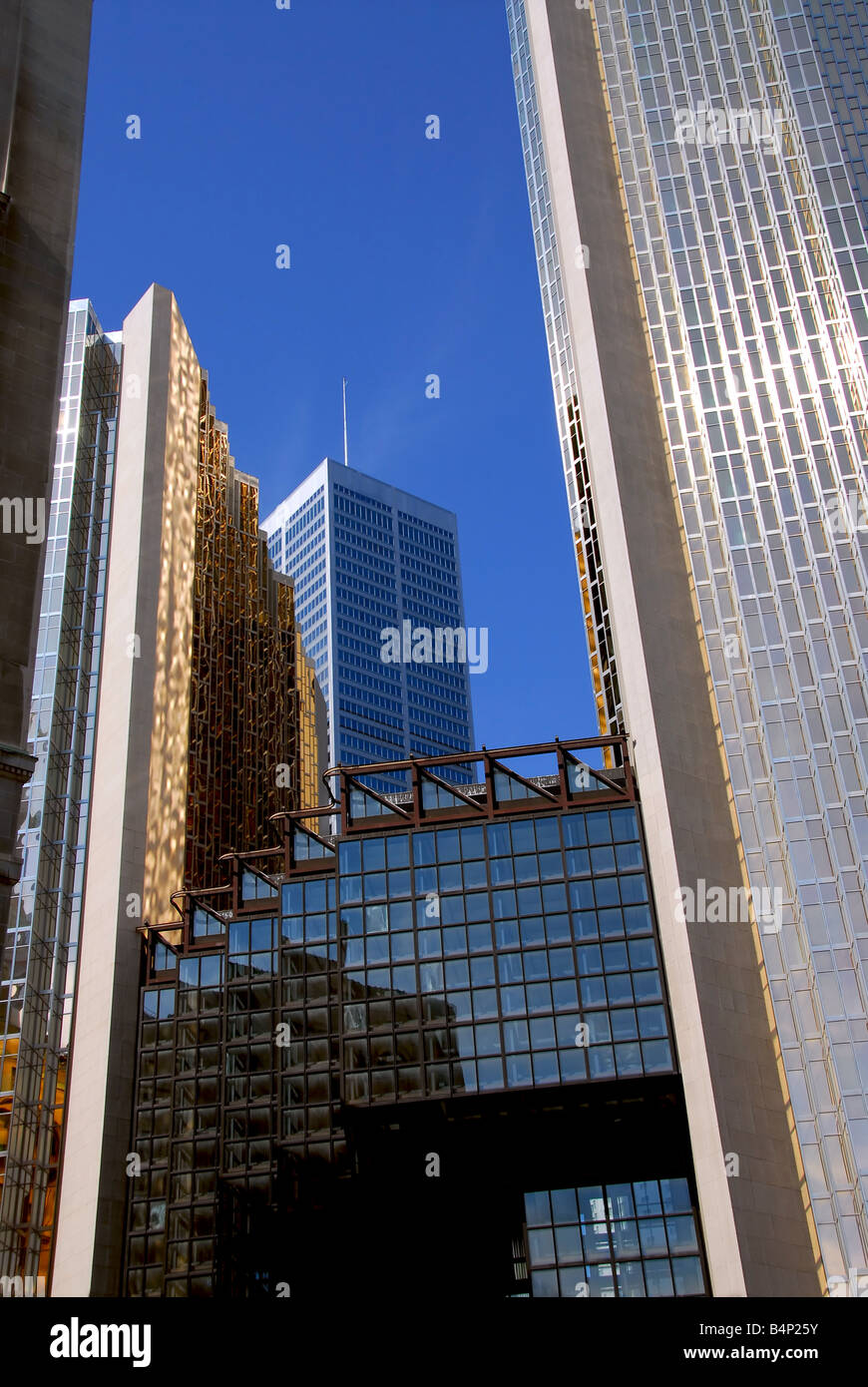 Modern glass and steel skyscrapers in downtown Toronto Stock Photo - Alamy