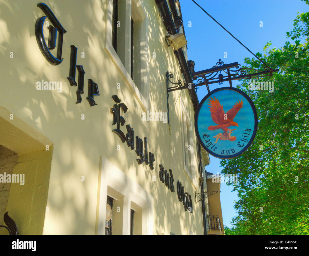 The Eagle and Child, St. Giles, Oxford, England, UK Stock Photo - Alamy