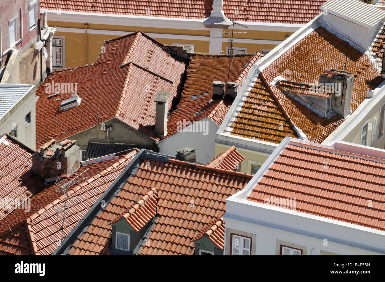 Rooftops. Alfama district. Lisbon, Portugal Stock Photo Alamy