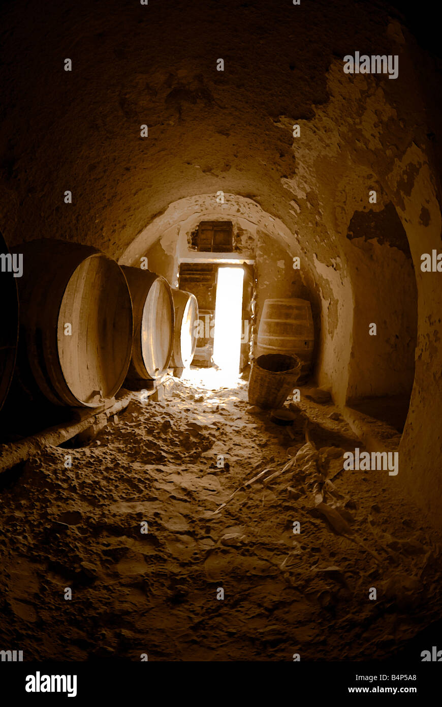 Old Wine storage Stock Photo Alamy