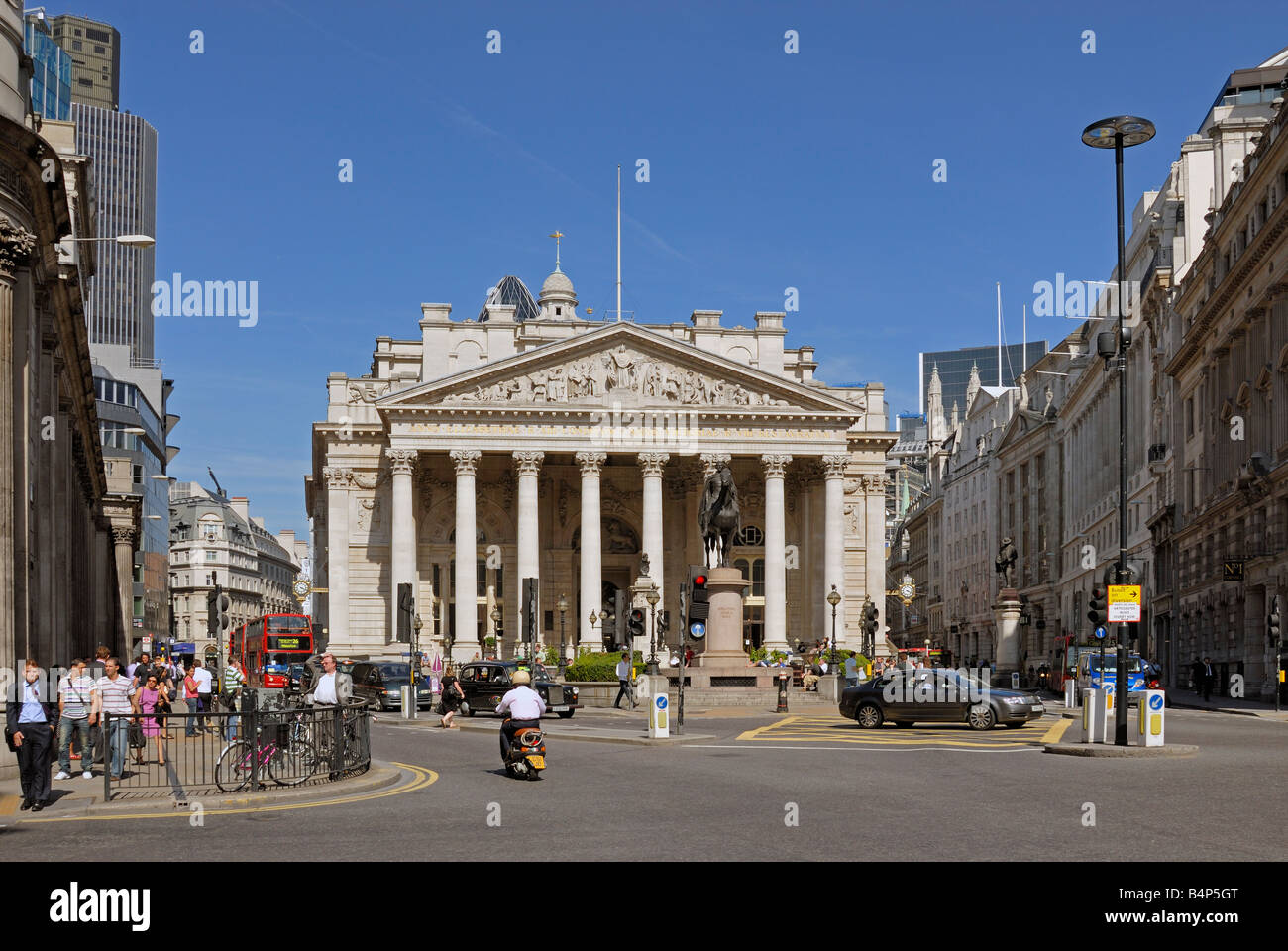 Royal Exchange London Stock Photo