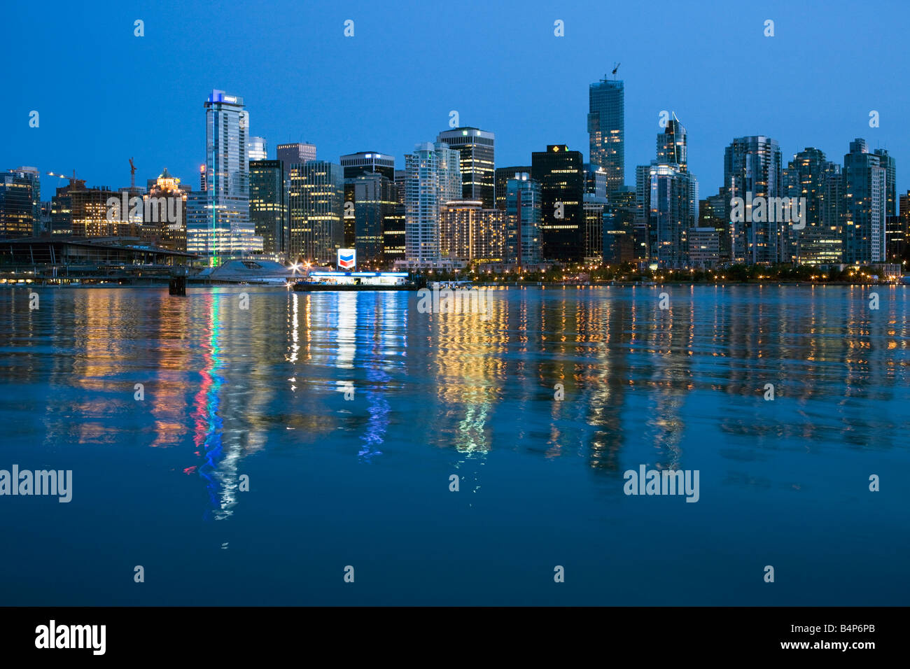 Downtown Vancouver Canada Skyline Beautiful View Of Downtown Vancouver