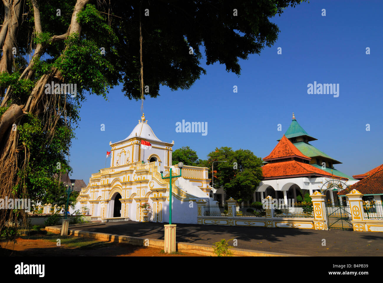 The holly building of Masjid Jamik mosque at daylight Stock Photo