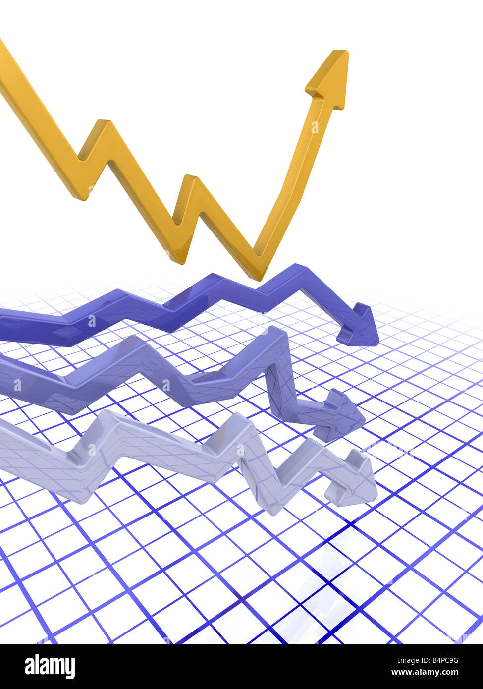 3d arrows hi-res stock photography and images - Alamy