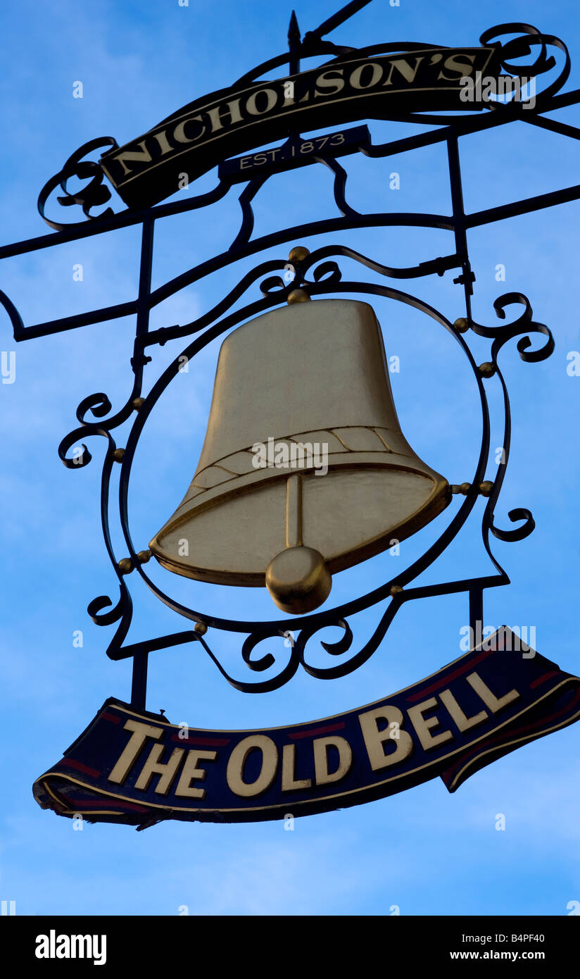 The Old Bell Fleet Street London Stock Photo