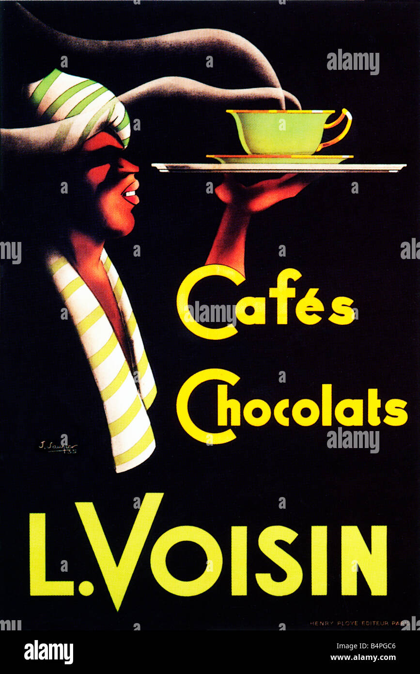 リプロダクトポスター L.VoisinCafés-Chocolats復刻1935 Chocolat-Lindt-Poster.jpeg?fit
