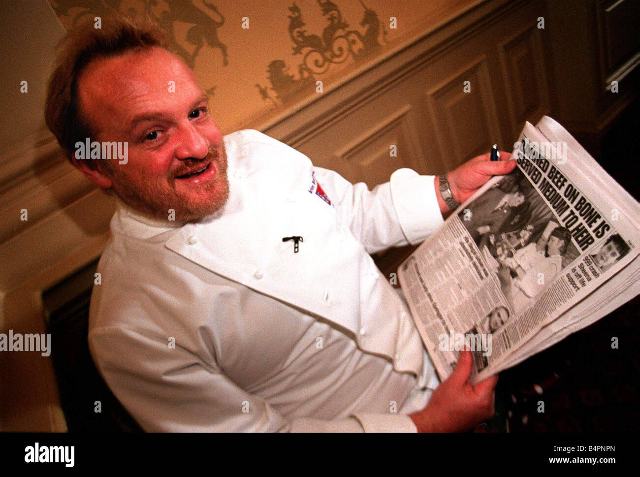 Antony Worrall Thompson Celebrity Chef March 1999 At Balmoral Hotel