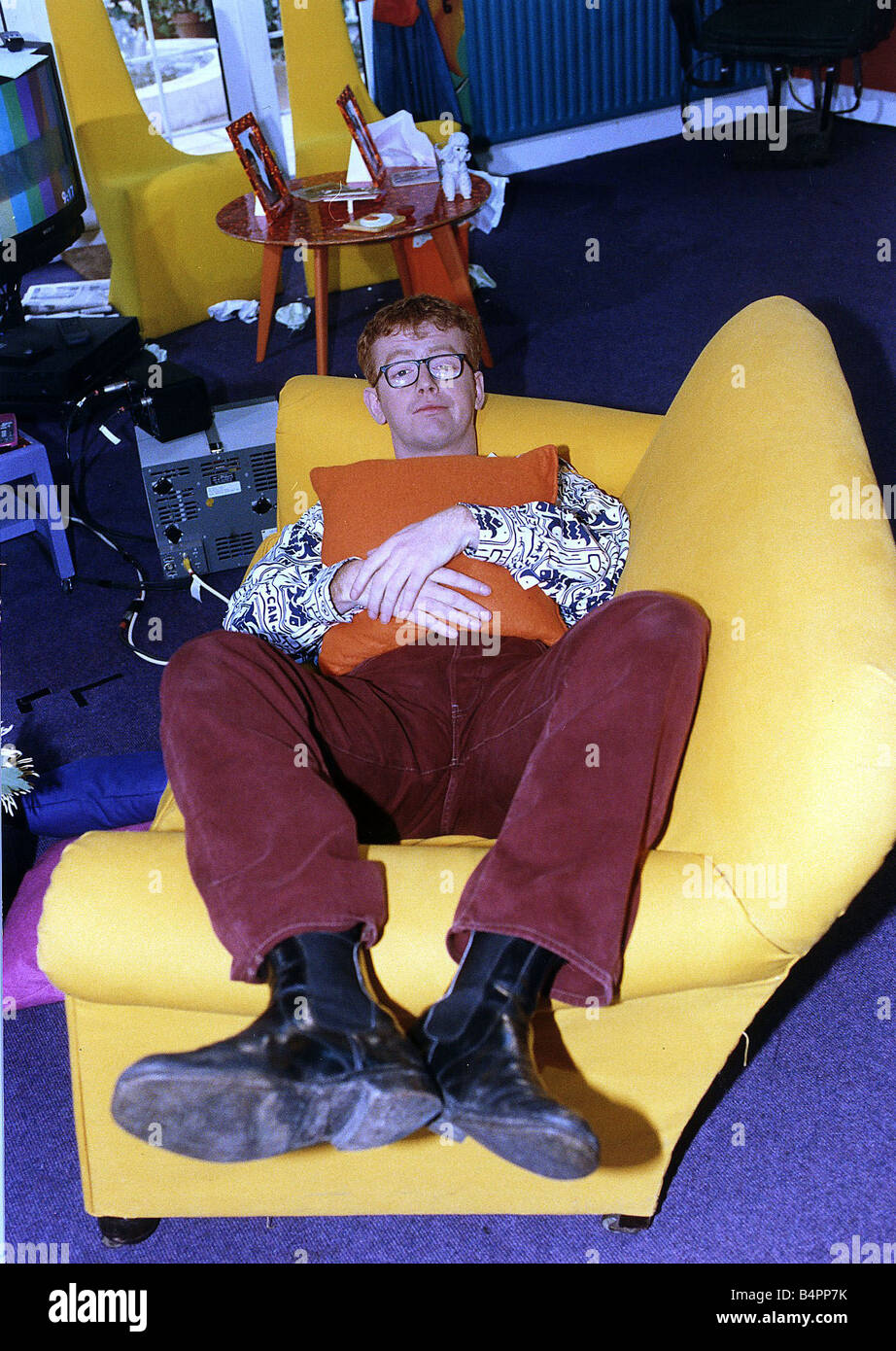 Chris Evans Big Breakfast Show Presenter circa 1992 Stock Photo