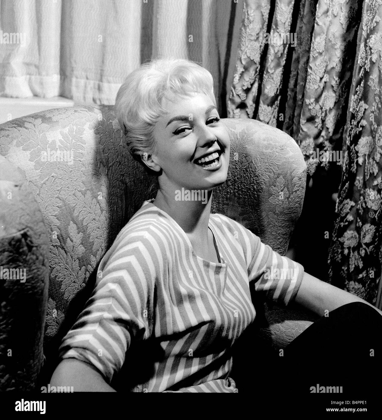 French film actress Mylene Demongeot at Dorchester Hotel London October