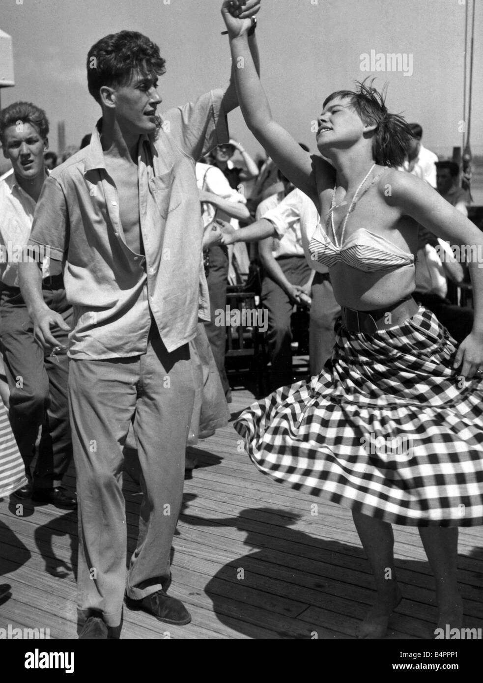Dancing Rock n Roll circa 1950s Stock Photo - Alamy
