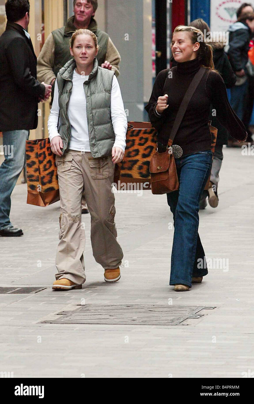 Wayne Rooney s girlfriend Colleen McLoughlin out shopping in Liverpool with  a friend circa 2005 Coleen McLoughlin Stock Photo - Alamy