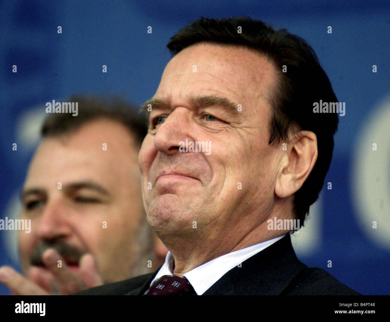 Gerhard Schroeder September 2002 German Chancellor Pictured during ...