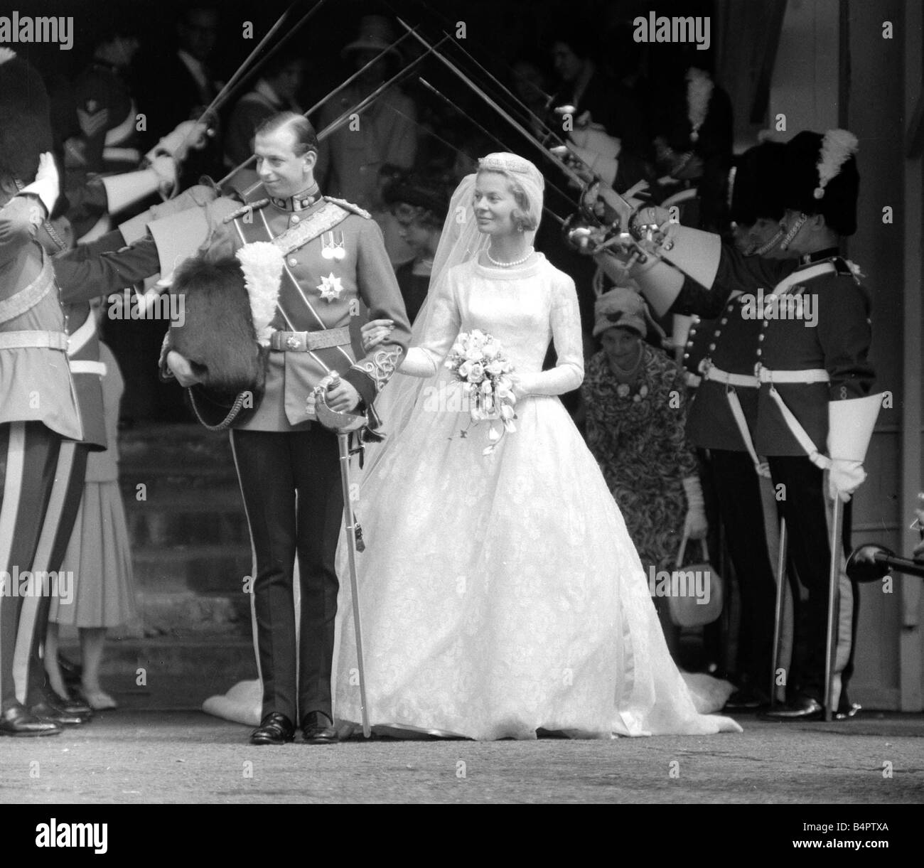 The wedding of the Duke and Duchess of Kent June 1961 The Duke of Stock