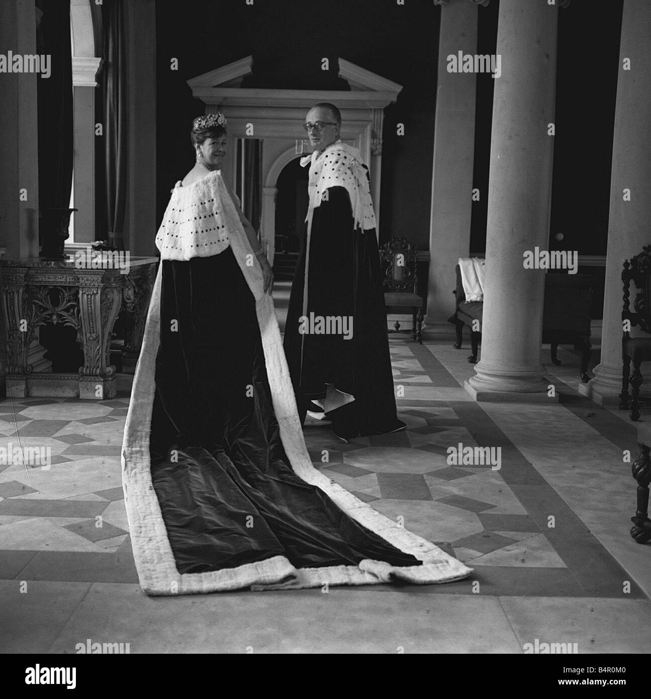 The Duke and Duchess of Bedford pictured in 1962 Stock Photo 20174448