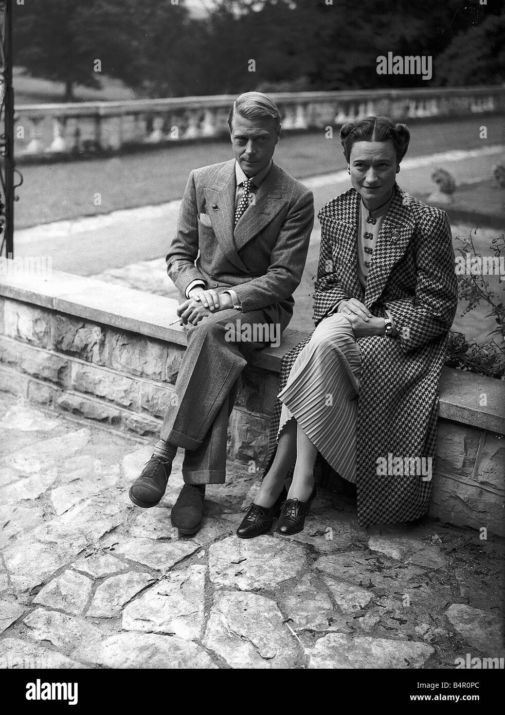 The duke and duchess of windsor 1930s Black and White Stock Photos