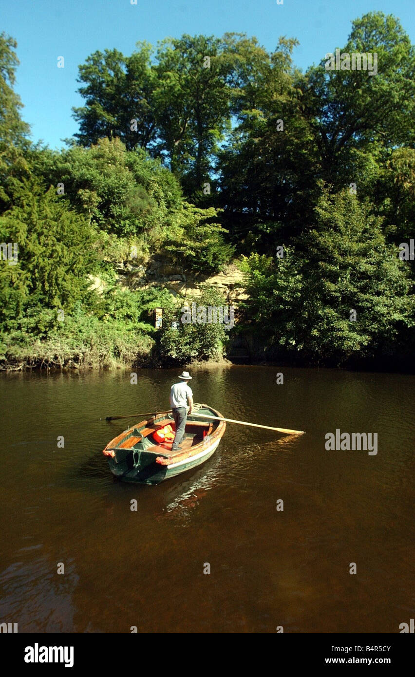 Warkworth hermitage hi-res stock photography and images - Alamy