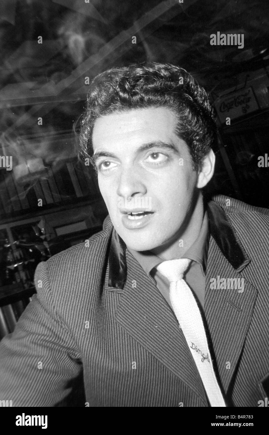 British crooner Frankie Vaughan January 1957 Stock Photo - Alamy