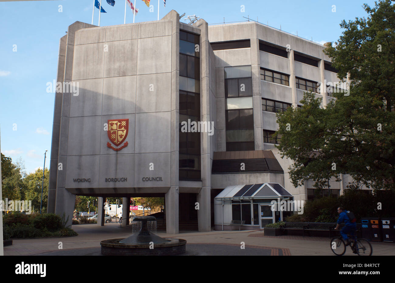 Civic offices Woking Borough Council Surrey Stock Photo Alamy