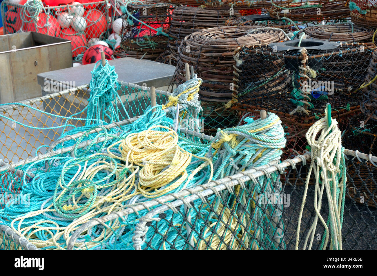 Equipment on the deck of a fishing vessel Sullivans Cove Hobart